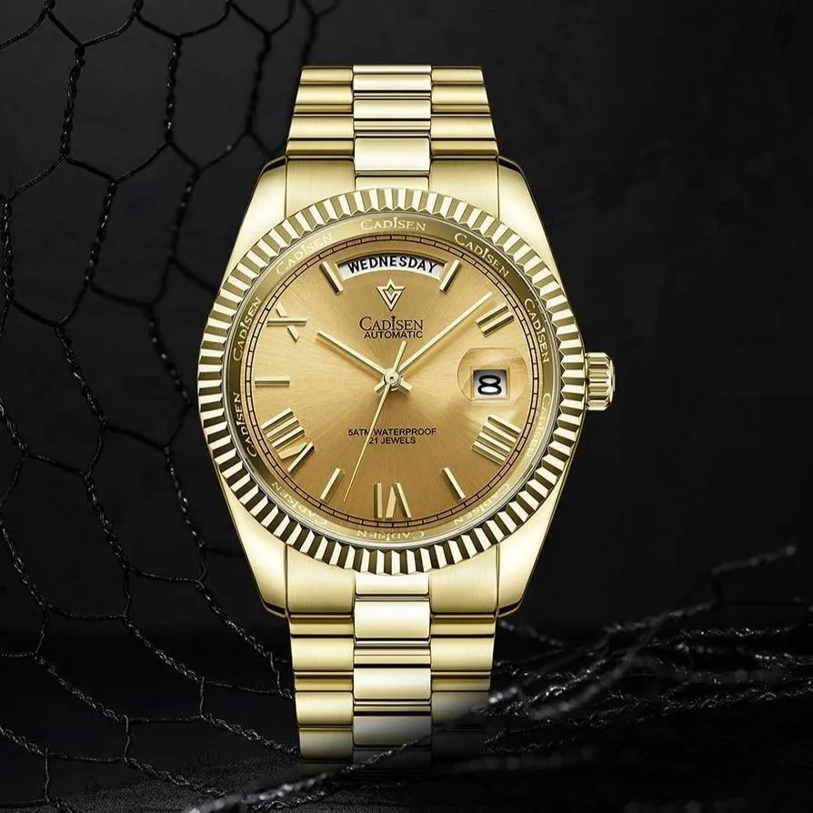 Cadisen Day-Date 40 Roman President Homage Watches