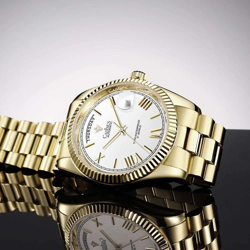 Cadisen Day-Date 40 Roman President Homage Watches