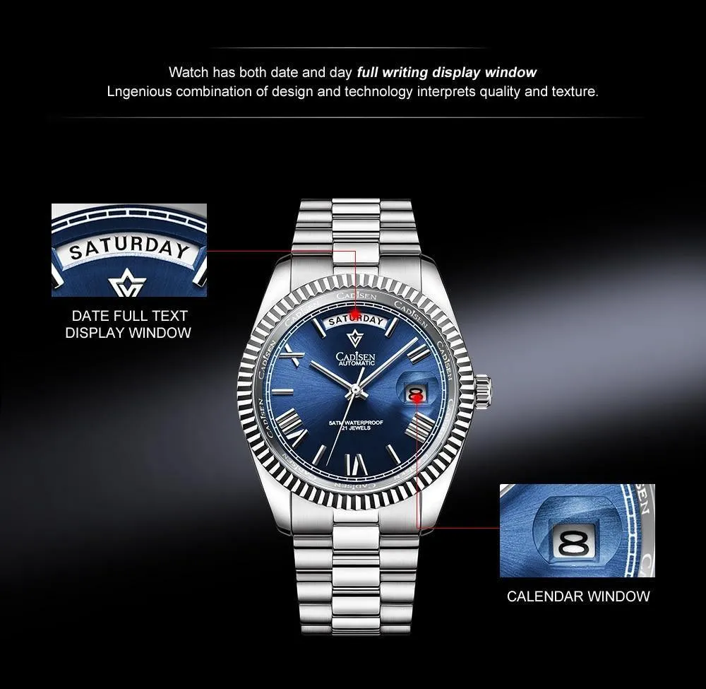 Cadisen Day-Date 40 Roman President Homage Watches
