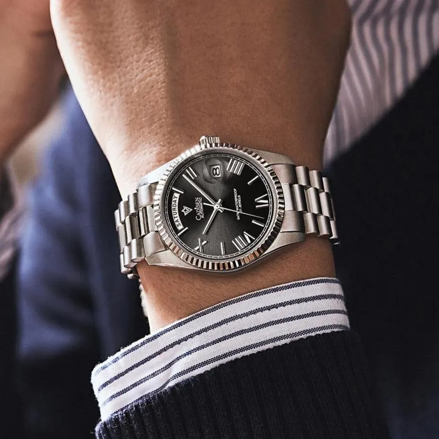 Cadisen Day-Date 40 Roman President Homage Watches