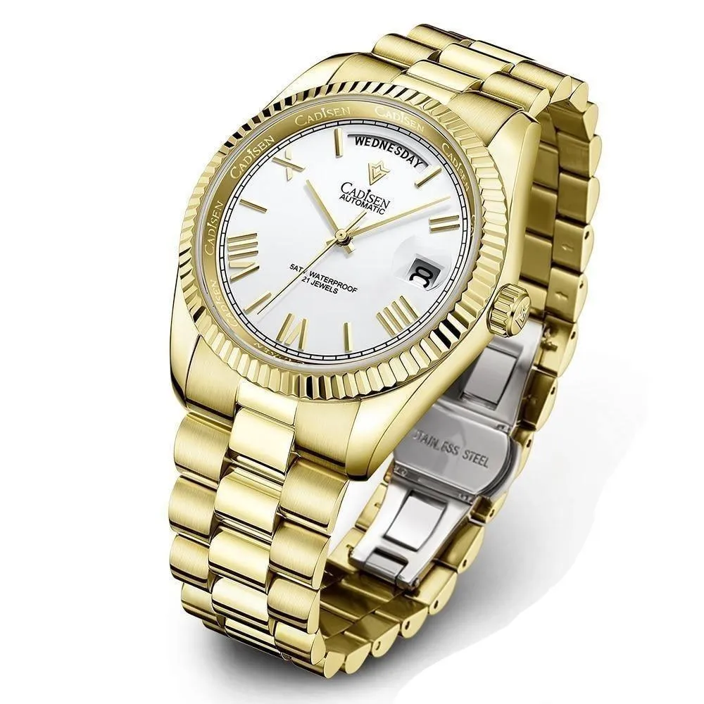 Cadisen Day-Date 40 Roman President Homage Watches