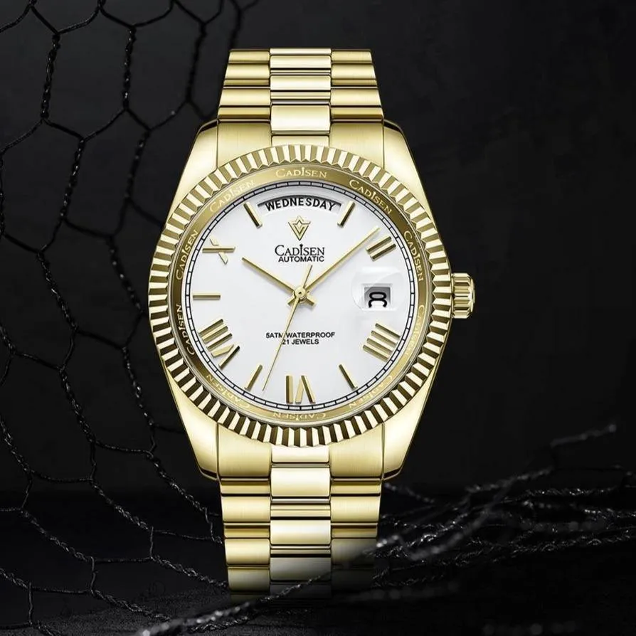 Cadisen Day-Date 40 Roman President Homage Watches