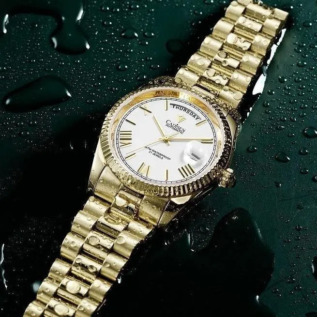 Cadisen Day-Date 40 Roman President Homage Watches