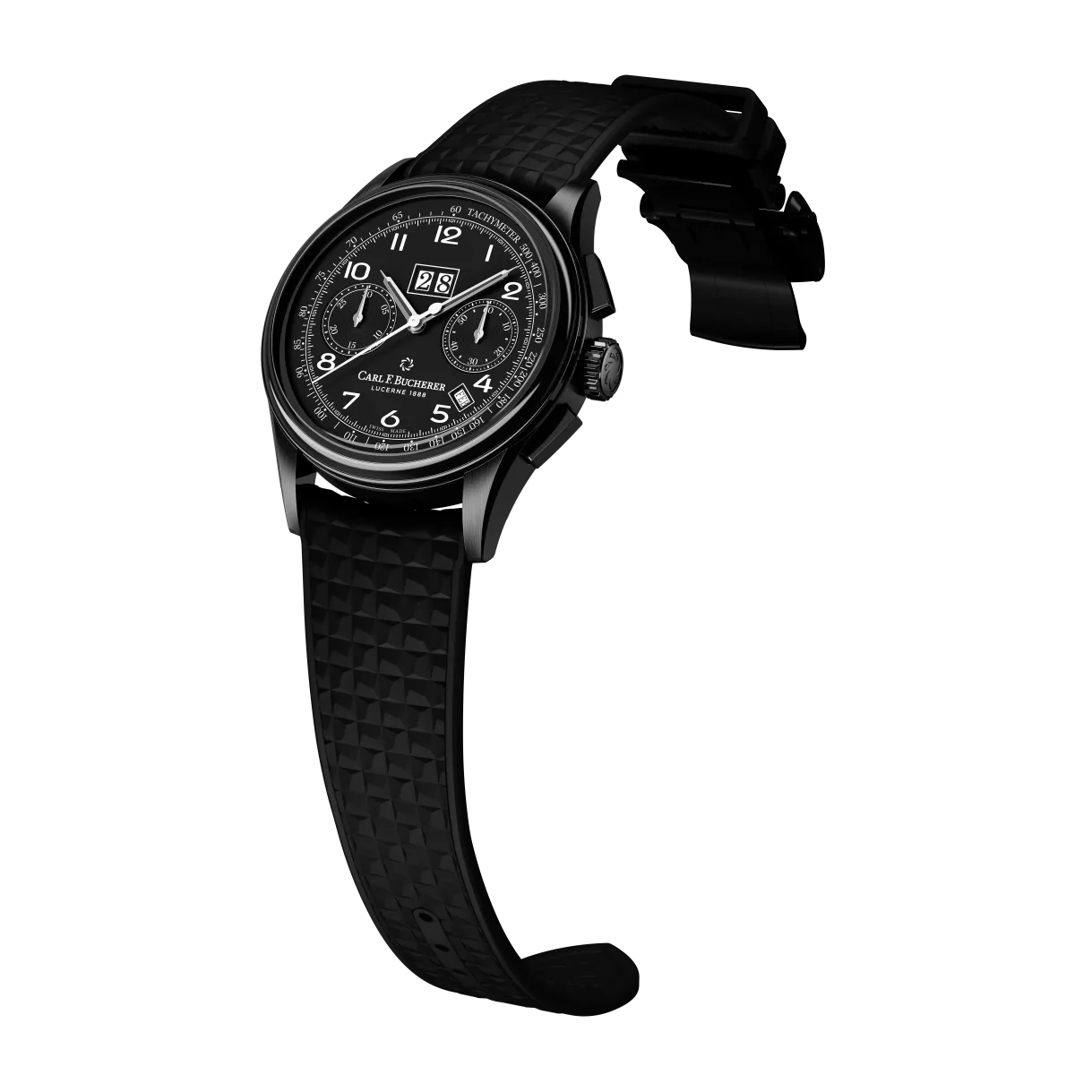 Carl F. Bucherer HERITAGE BICOMPAX ANNUAL BLACK 41MM - 00.10803.12.32.01
