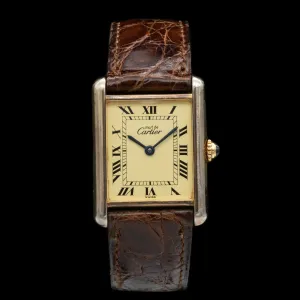 Cartier - Vermeil Tank Quartz