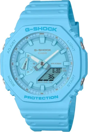 casio G-Shock GA2100-2A2 Analog Digital Blue Watch