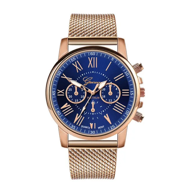 Casual Stainless Steel Watch For Women