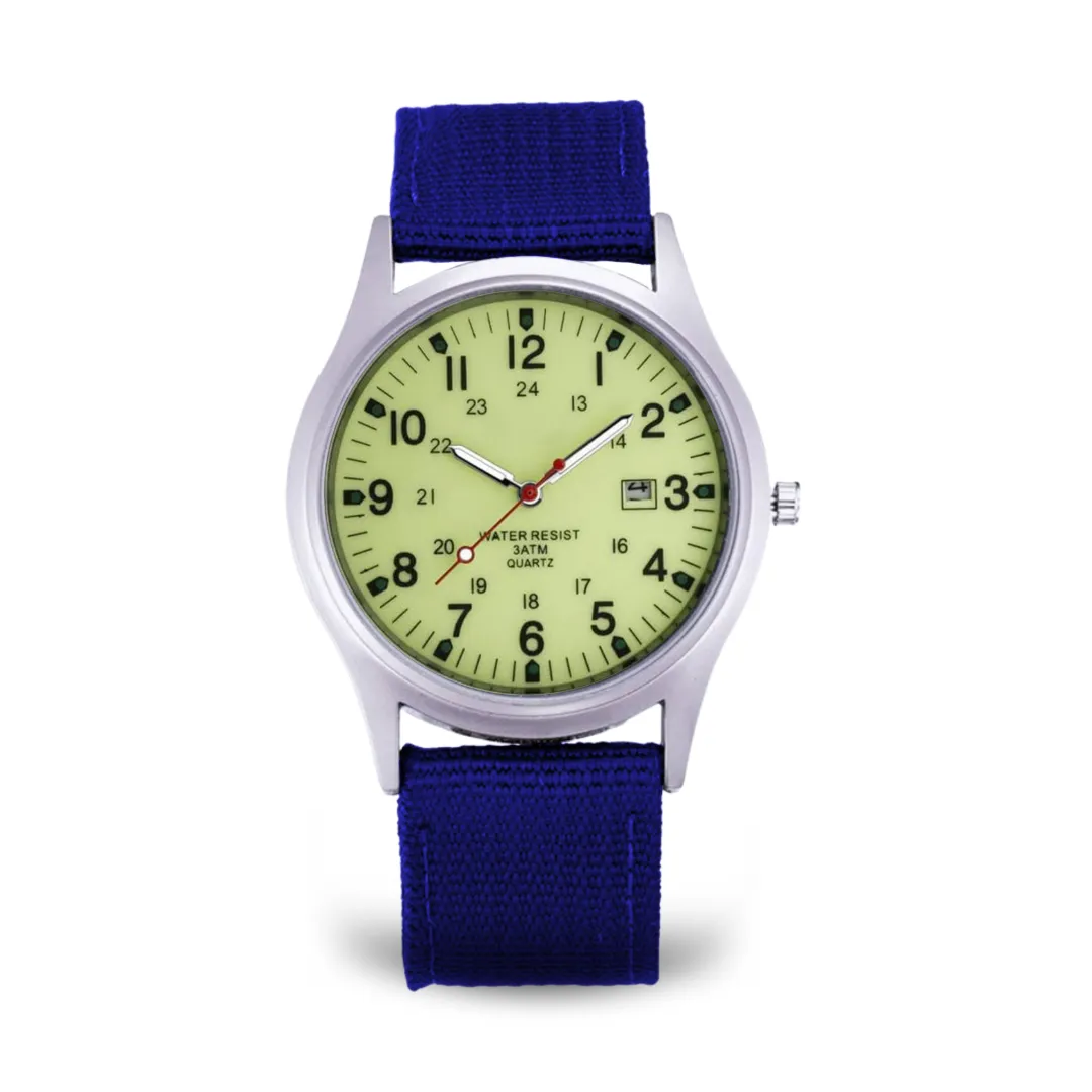 Casual Wristwatch with Military-Inspired Design