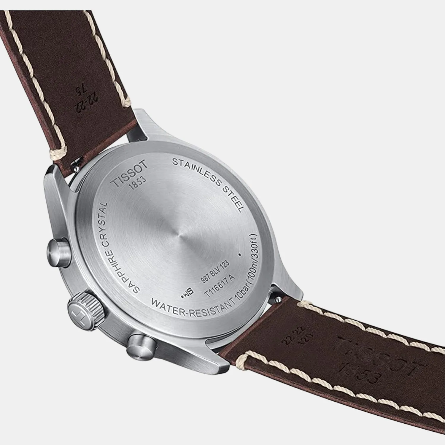 Chrono Xl Men's Blue Chronograph Leather Watch T1166171604200