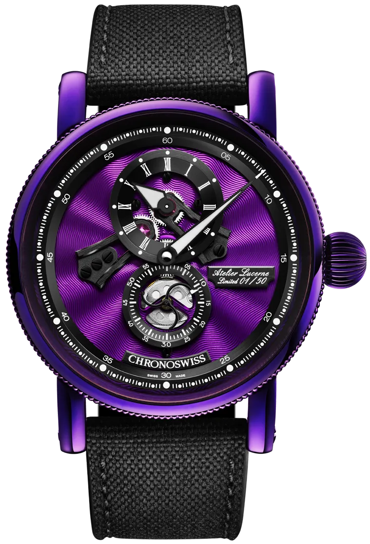 Chronoswiss Watch Flying Regulator Open Gear Purple Haze Limited Edition