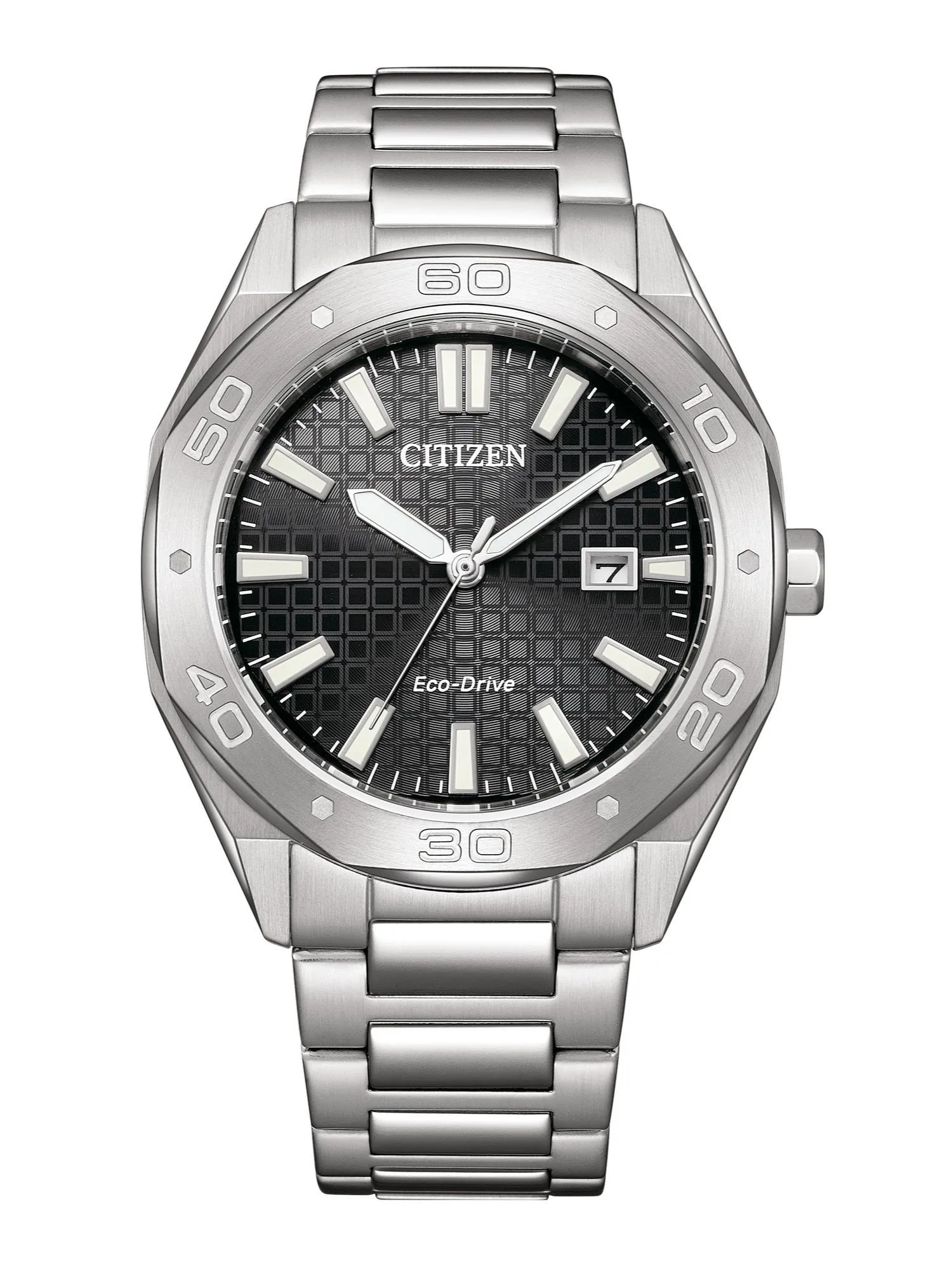 Citizen Men 41 mm Size Black Dial Eco-Drive Watch- BM7630-80E