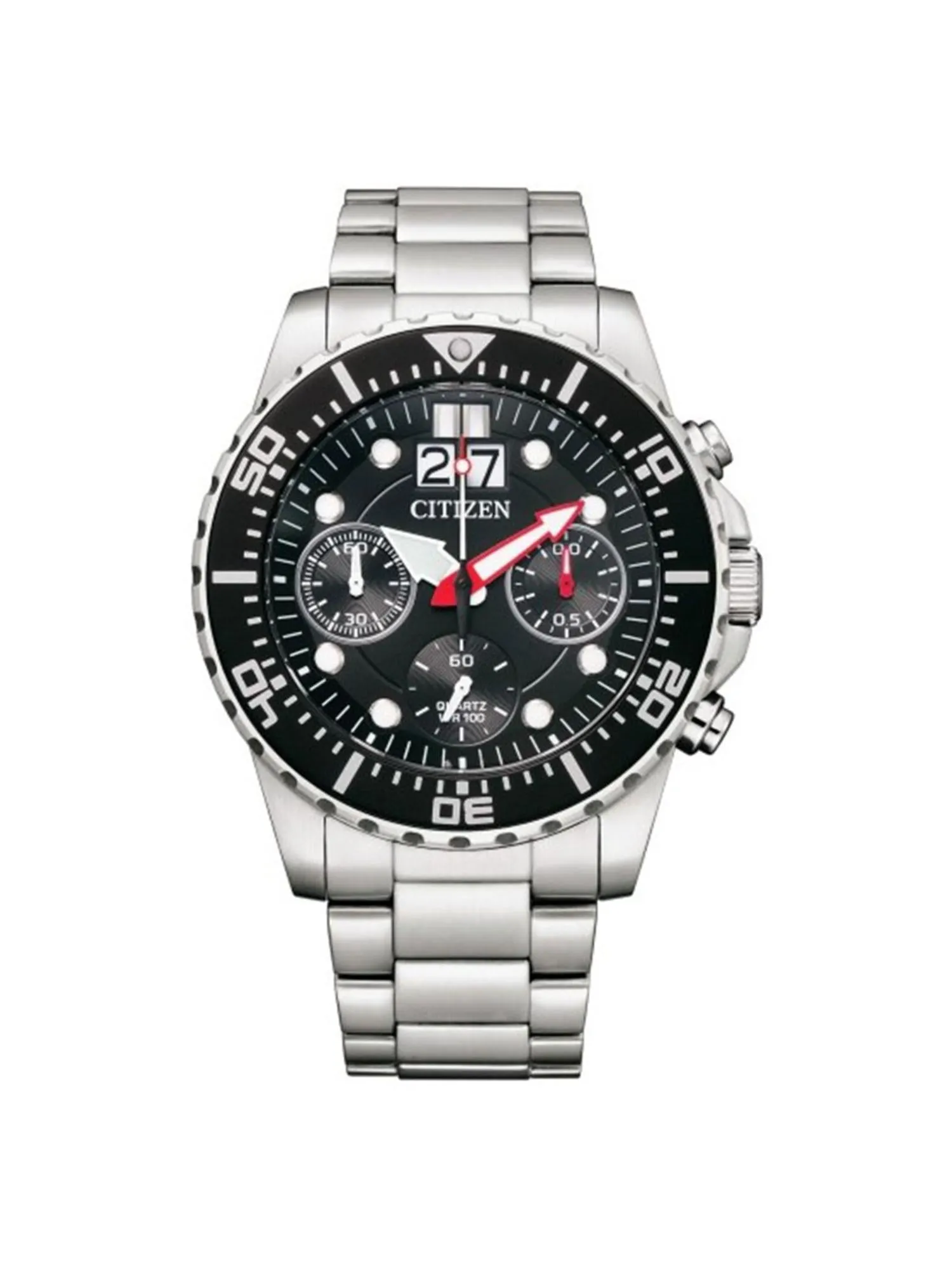 Citizen Non Eco Drive 43 mm Size Black Dial Men Analog Watch - AI7000-83E