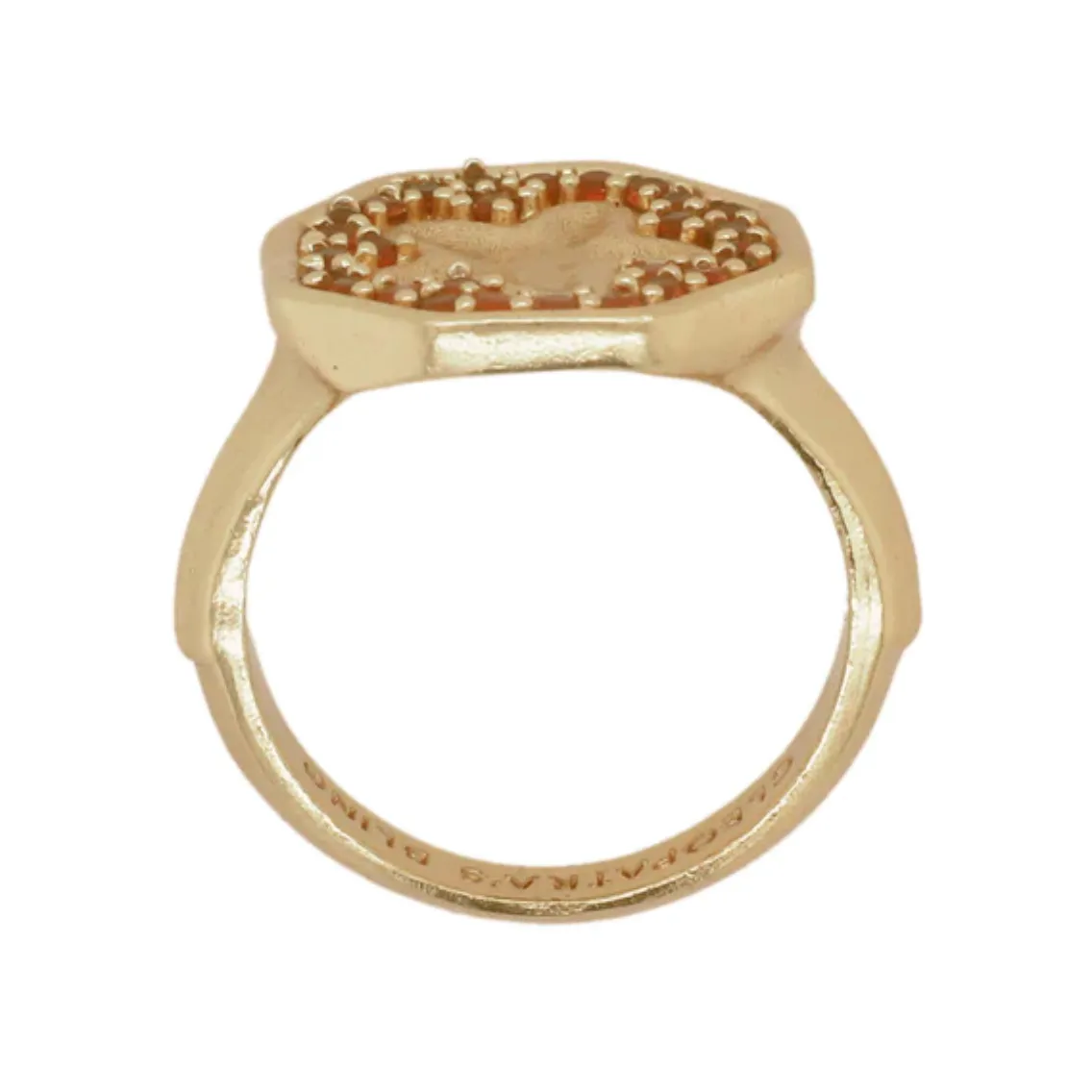 CLEOPATRA'S BLING ENDYMION RING: RED