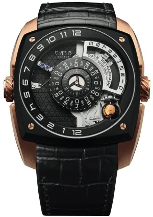 CYR Watch Klepcys Moon Red Gold Black DLC Titanium Limited Edition