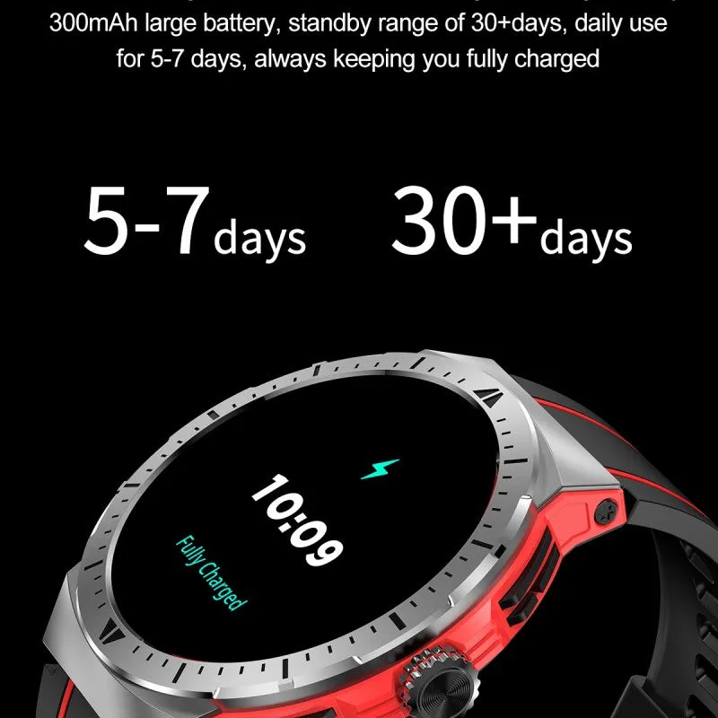 DaTeoy RuggedTrail - 1.43" AMOLED Display, Bluetooth Call, 24/7 Health Monitoring, Multi-Sport Modes, IP68 Waterproof, 7 Days Long Battery Life