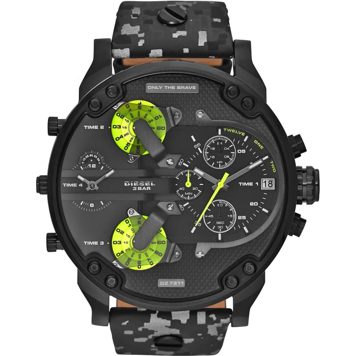 Diesel Big Daddy Camouflage Strap Men's Watch DZ7311 (Defect)
