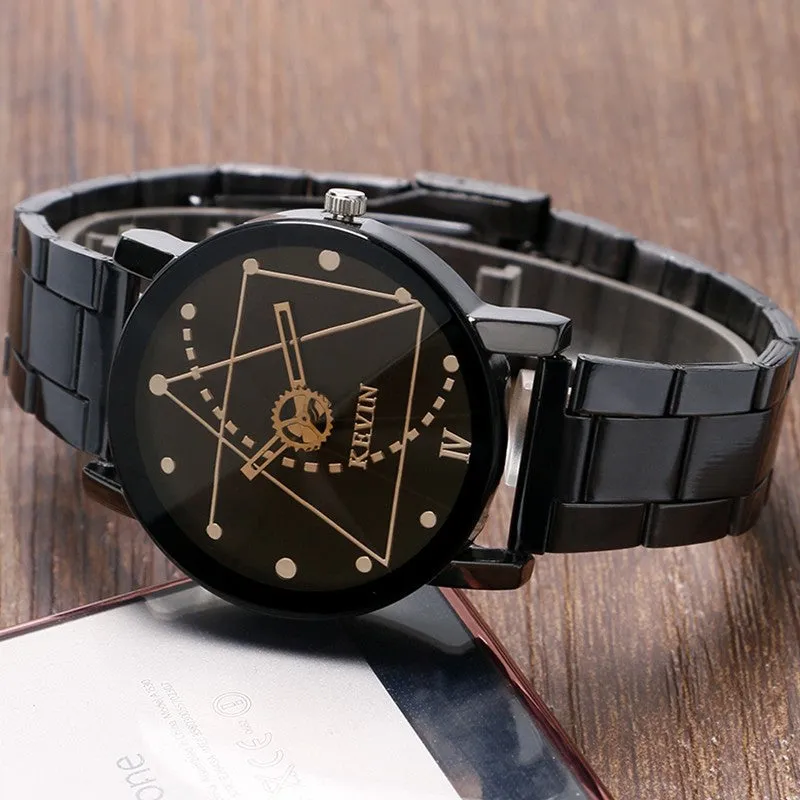 Fashion & Casual Kevin Trigonometry Gear Watch