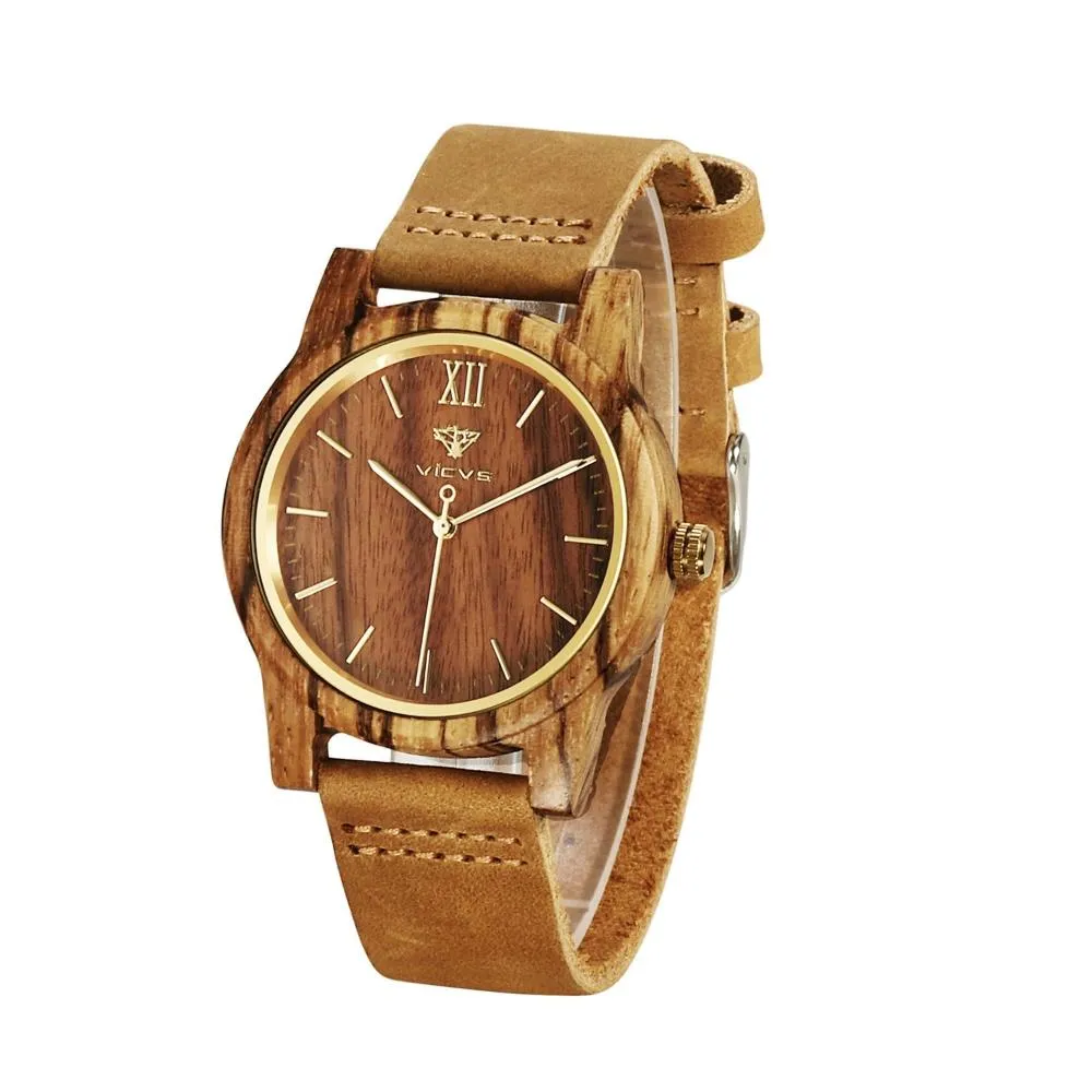 Fashionable Unisex Wooden Watch