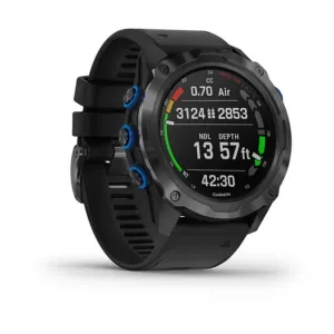 Garmin Descent Mk2i Black Band Titanium Carbon Gray DLC Watch - 010-02132-01