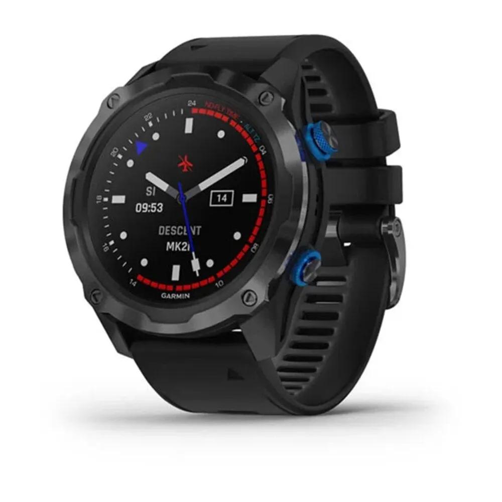 Garmin Descent Mk2i Black Band Titanium Carbon Gray DLC Watch - 010-02132-01