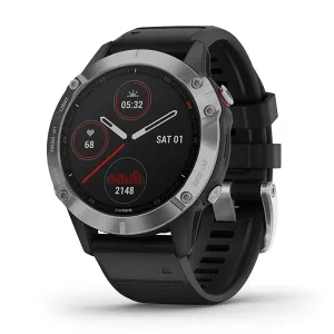 Garmin fenix 6 Black Silicone Band Black Digital Dial Multisport GPS Smart Watch - 010-02158-00