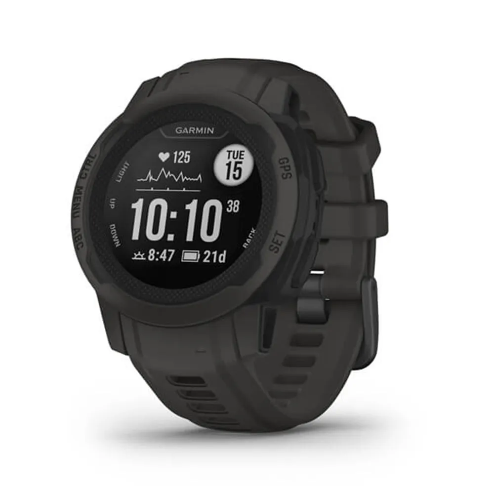 Garmin Instinct 2S - Standard Edition Graphite Smaller-Sized Multi-GNSS Support Watch - 010-02563-10