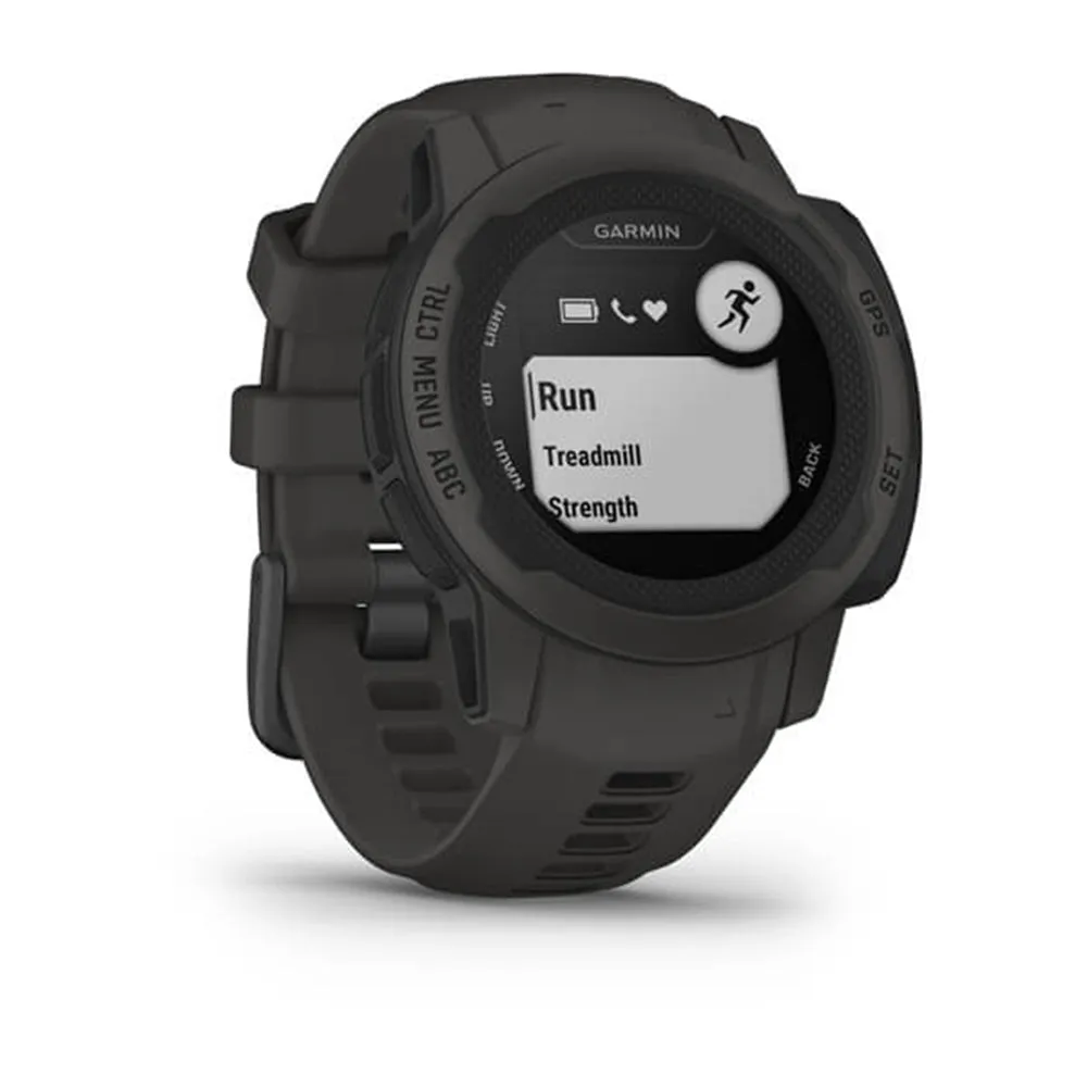 Garmin Instinct 2S - Standard Edition Graphite Smaller-Sized Multi-GNSS Support Watch - 010-02563-10