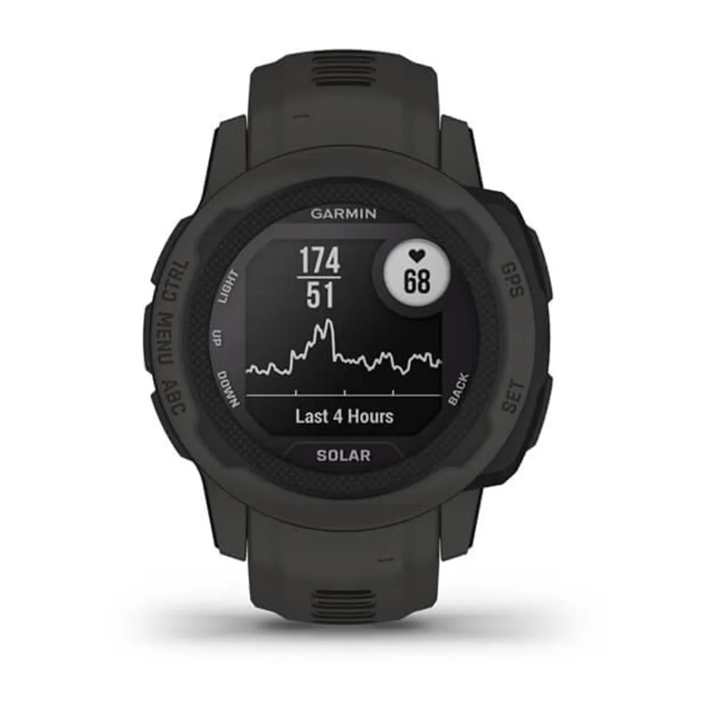Garmin Instinct 2S - Standard Edition Graphite Smaller-Sized Multi-GNSS Support Watch - 010-02563-10