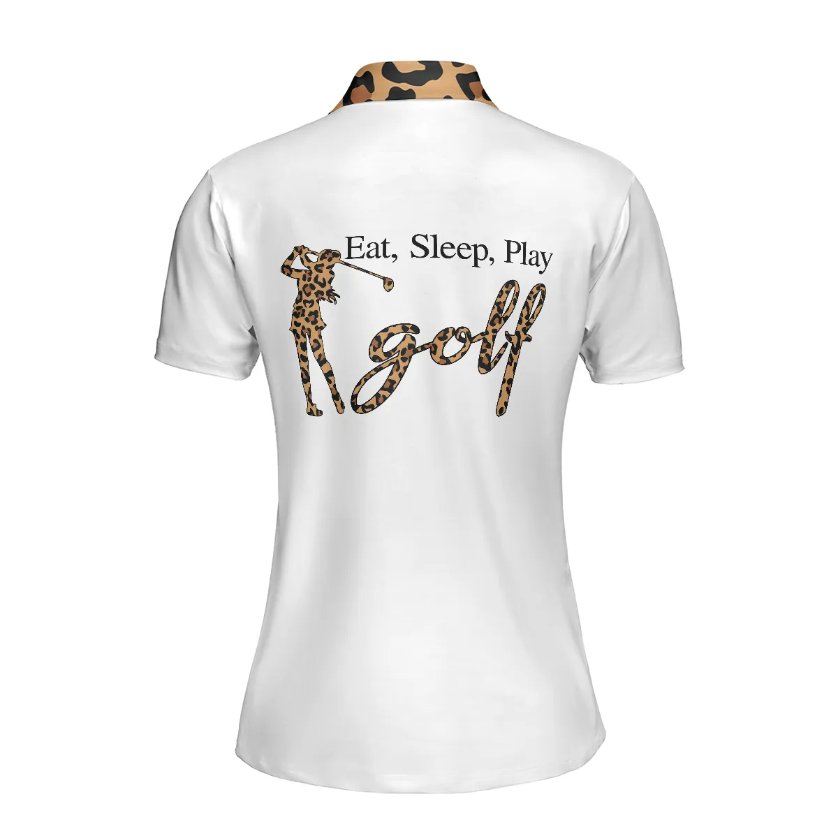 Golf Girl Eat Sleep Play Golf Short Sleeve Women Polo Shirt