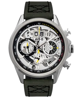 Green and Silver Hawker Harrier II Watch
