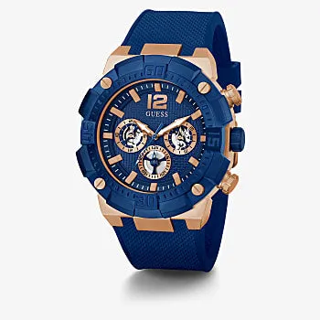 Guess GW0264G4 Blue Silicone Strap Men Watches