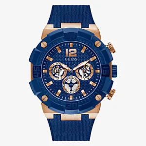 Guess GW0264G4 Blue Silicone Strap Men Watches