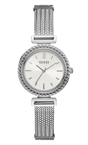 Guess Ladies Silver Analog Watch - W1152L1