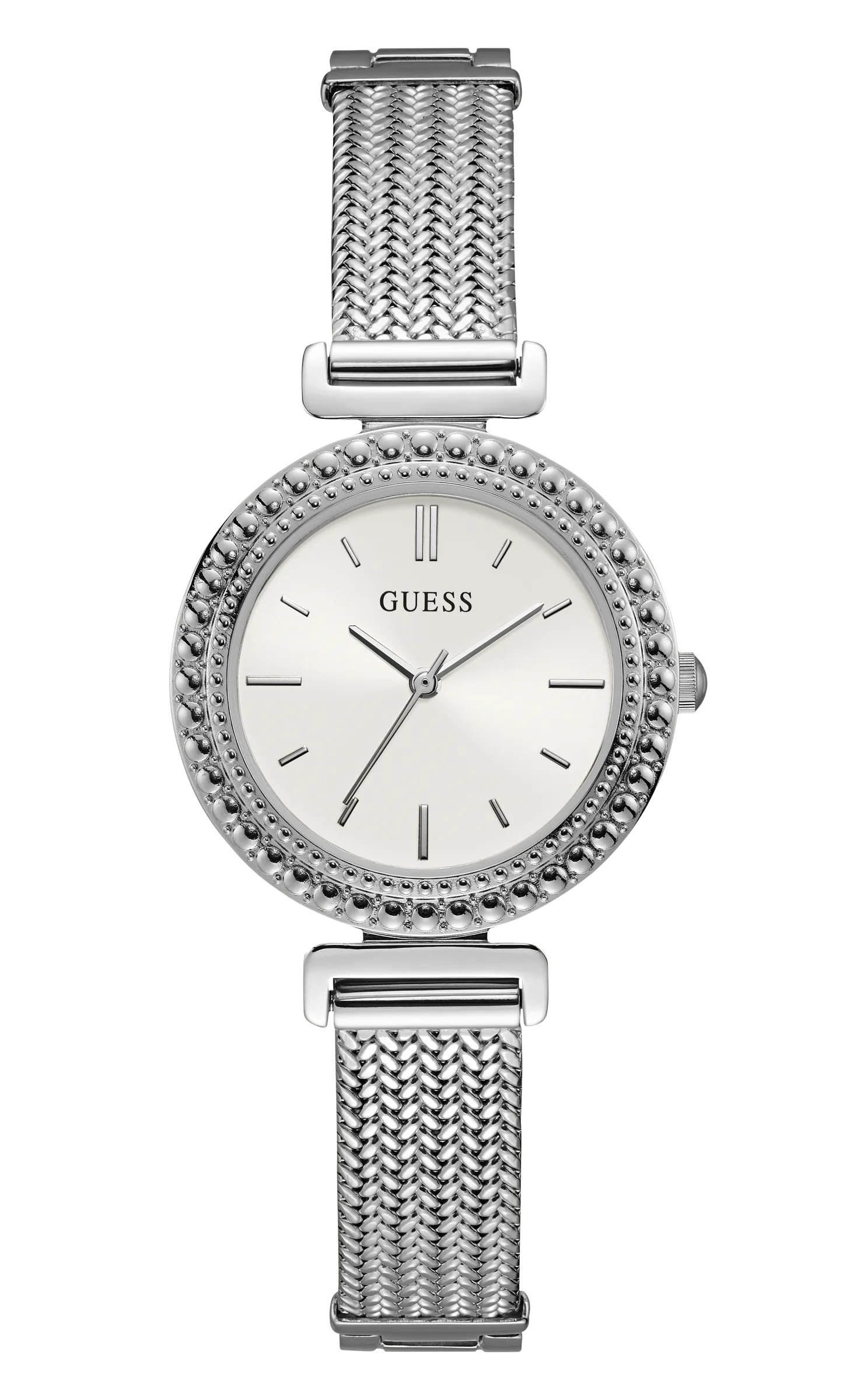 Guess Ladies Silver Analog Watch - W1152L1