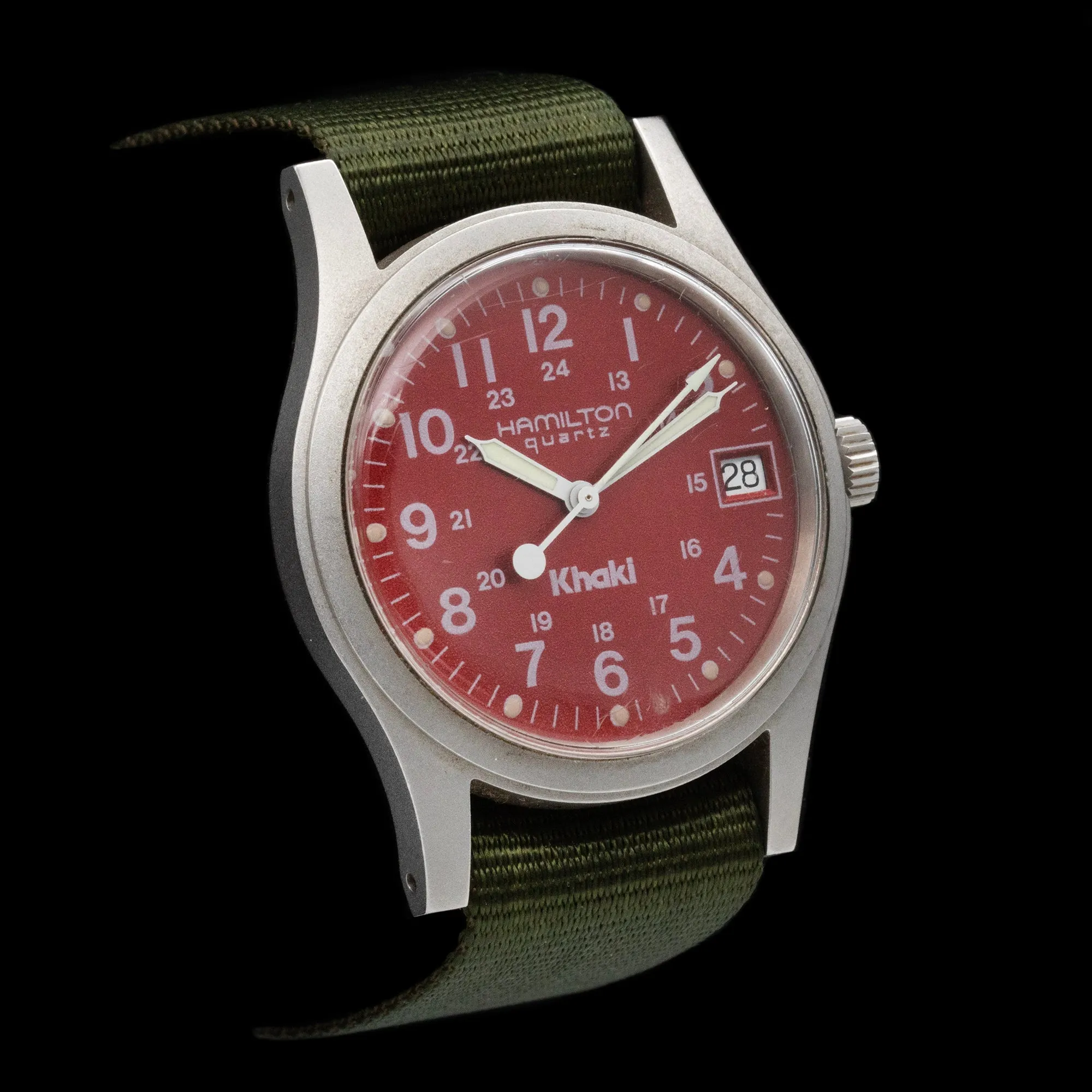 Hamilton - 1999 Khaki Field 'Red Dial'