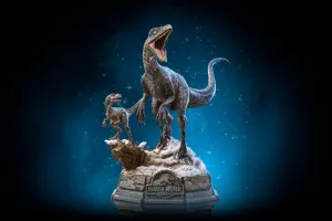 IRON STUDIO - Jurassic World Domination Blue   Beta 1:10 DeLuxe Statue