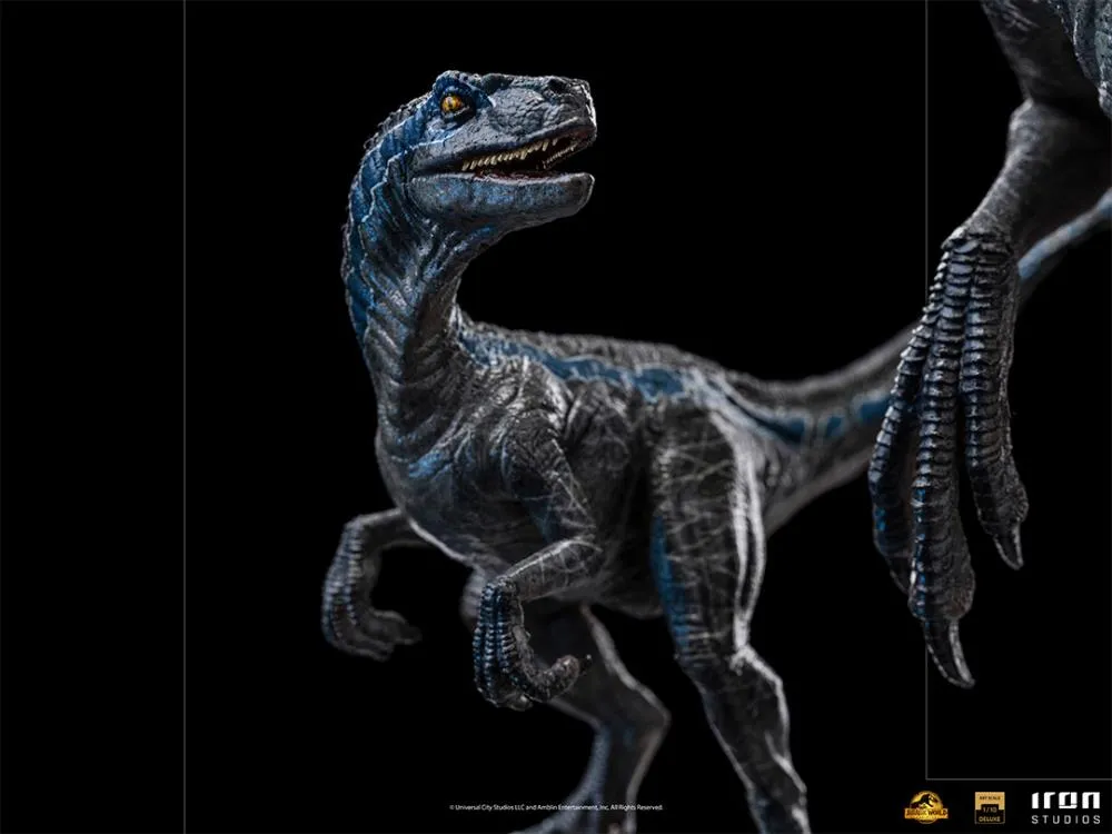 IRON STUDIO - Jurassic World Domination Blue   Beta 1:10 DeLuxe Statue