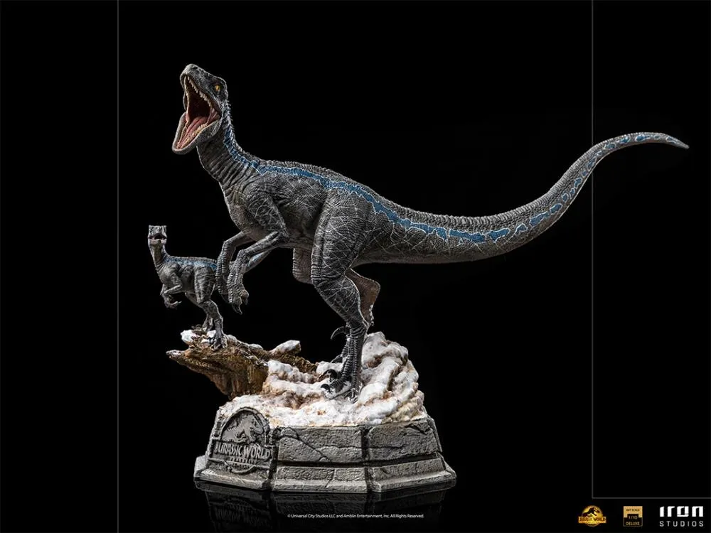 IRON STUDIO - Jurassic World Domination Blue   Beta 1:10 DeLuxe Statue