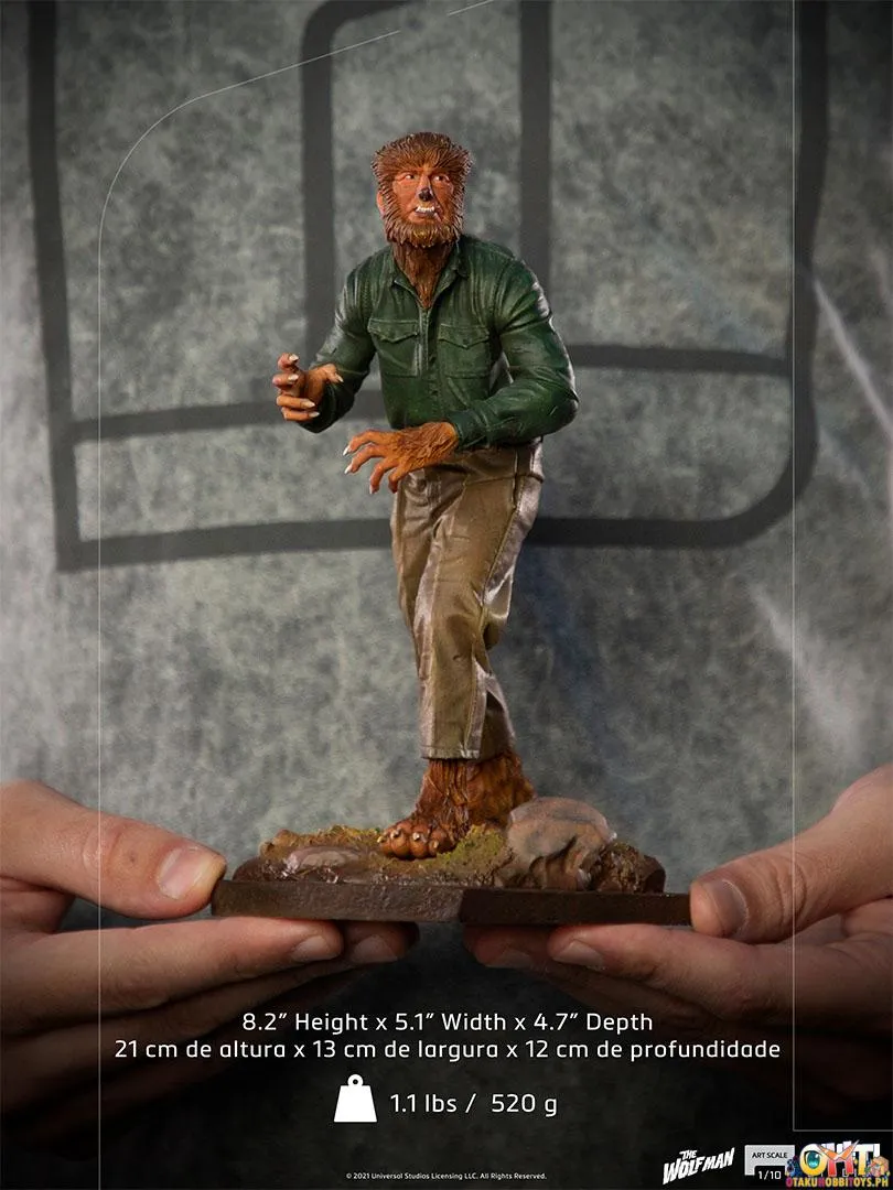 Iron Studios Universal Monsters 1/10 The Wolf Man Art Scale