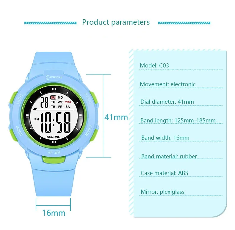 Kids Fashion Watches (Luminous Waterproof)