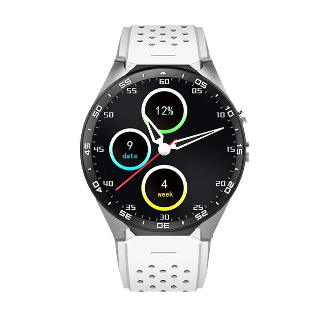 Kingwear KW88 Better than KW18 Smart Watch 3G 4GB ROM 512MB RAM WIFI 1.39" Smartwatch Cell Phone Heart Rate Monitor android 5.1