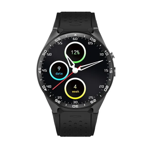 Kingwear KW88 Better than KW18 Smart Watch 3G 4GB ROM 512MB RAM WIFI 1.39" Smartwatch Cell Phone Heart Rate Monitor android 5.1