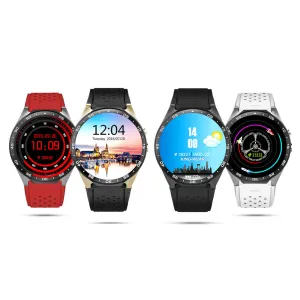 Kingwear KW88 Better than KW18 Smart Watch 3G 4GB ROM 512MB RAM WIFI 1.39" Smartwatch Cell Phone Heart Rate Monitor android 5.1