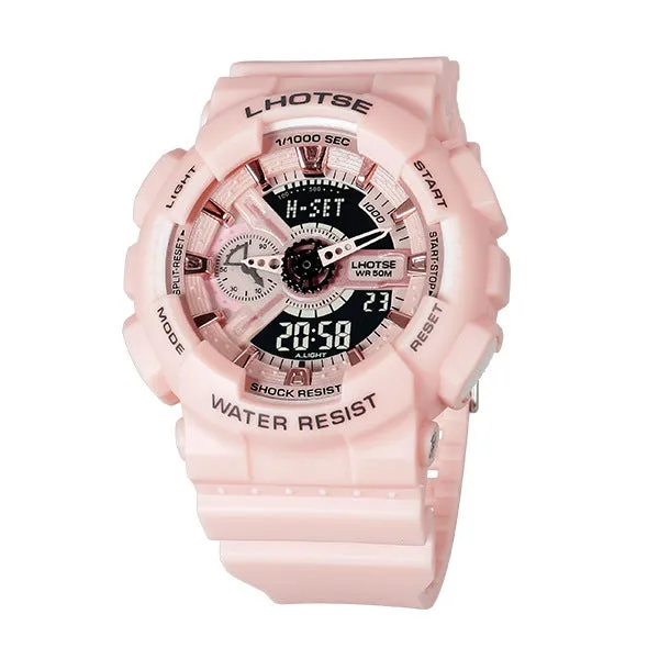 Lhotse Students Outdoor Waterproof Sports Electronic Watches Men's Youth Trend Guangzhou Foreign Trade One Generation