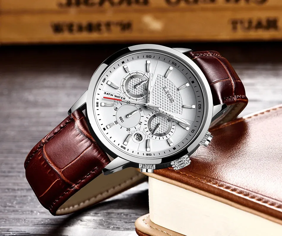 LIGE Luxury Wristwatch