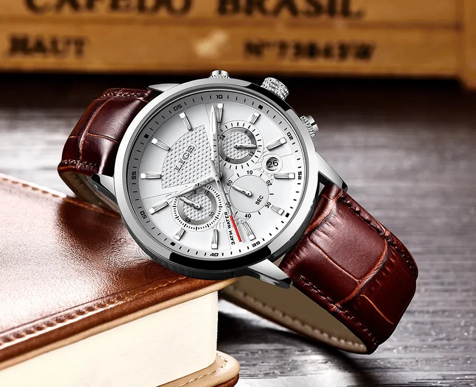 LIGE Luxury Wristwatch