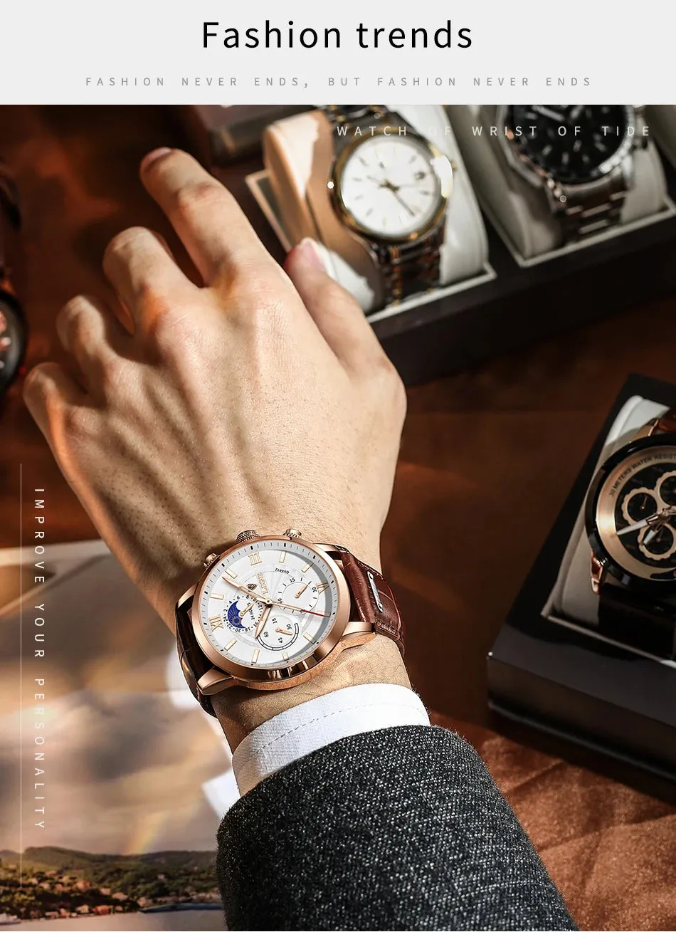 LIGE Luxury Wristwatch