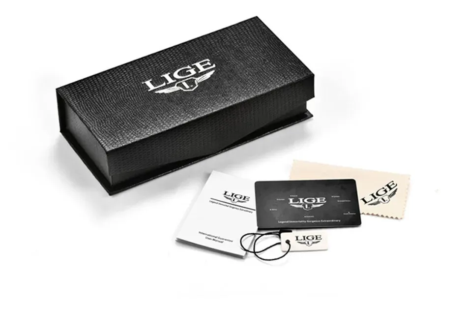 LIGE Luxury Wristwatch