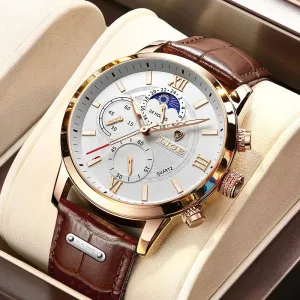 LIGE Luxury Wristwatch