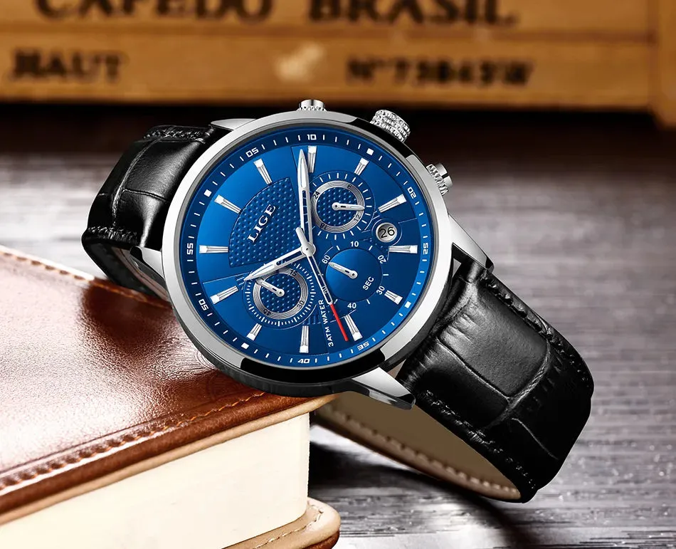LIGE Luxury Wristwatch